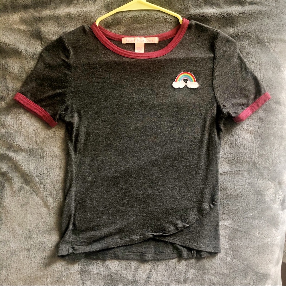 Dark Gray Slim-Fit Tee